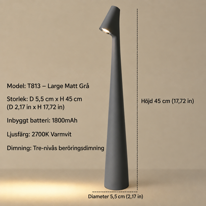 Cordless Designer LED Table Lamp with 3-Level Touch Dimming 21