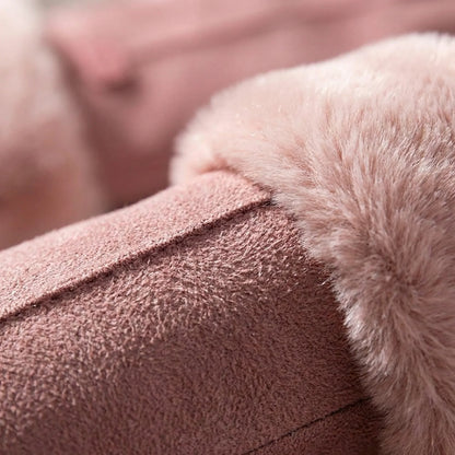 Touchscreen-Taugliche Winterhandschuhe Mit Plüschrand - Jodi