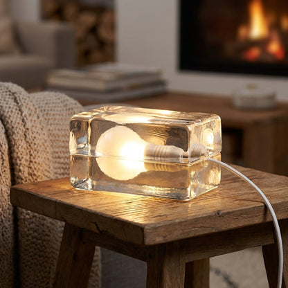 Transparent Geometric Accent Lamp -  Lumicube