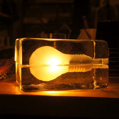Transparent Geometric Accent Lamp -  Lumicube