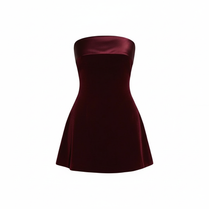 Trendiges Abendkleid - Satinova 