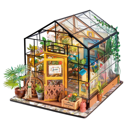 Miniatyr DIY trädgårdshus byggsats – BloomHaus