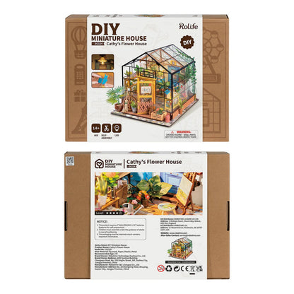 Miniatyr DIY trädgårdshus byggsats – BloomHaus