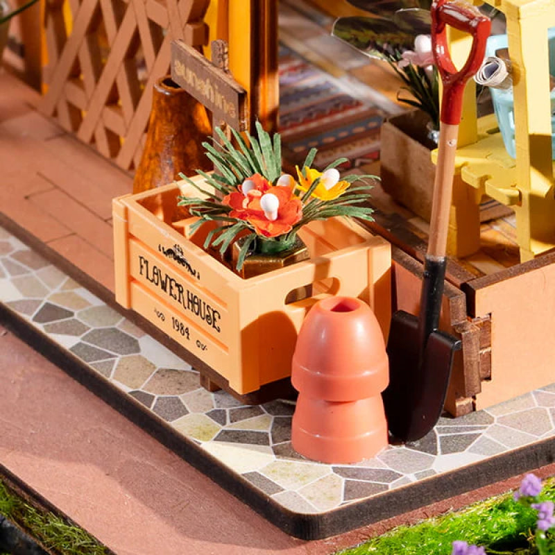 Miniatyr DIY trädgårdshus byggsats – BloomHaus