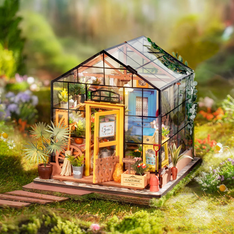 Miniatyr DIY trädgårdshus byggsats – BloomHaus