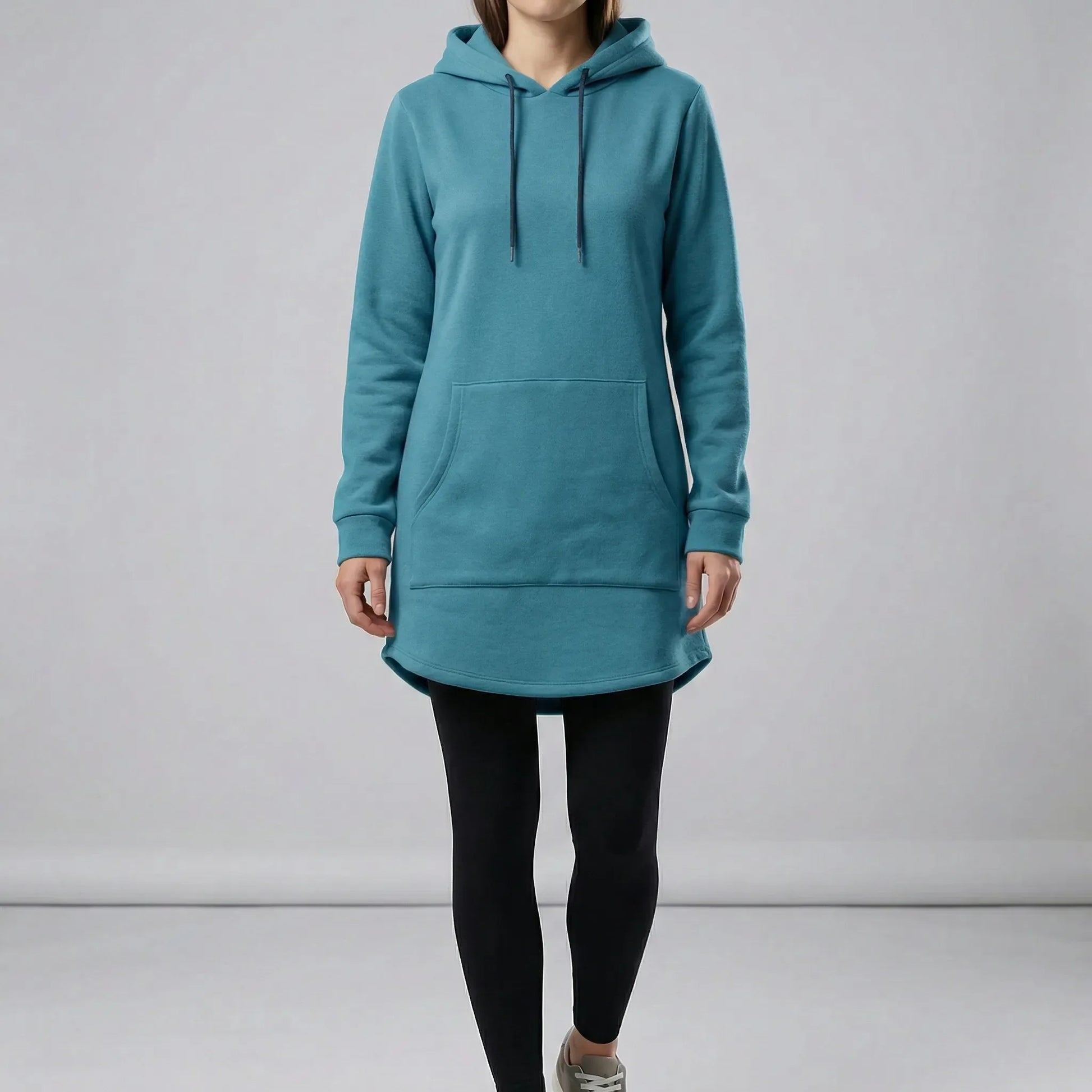 Tunika-Kleid Mit Känguru-Tasche - Pauline