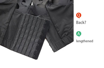 Schwarzer Taillenformer mit Hakenverschluss, verstellbar, Shapewear, Bauchkontrolle, Damenmode.