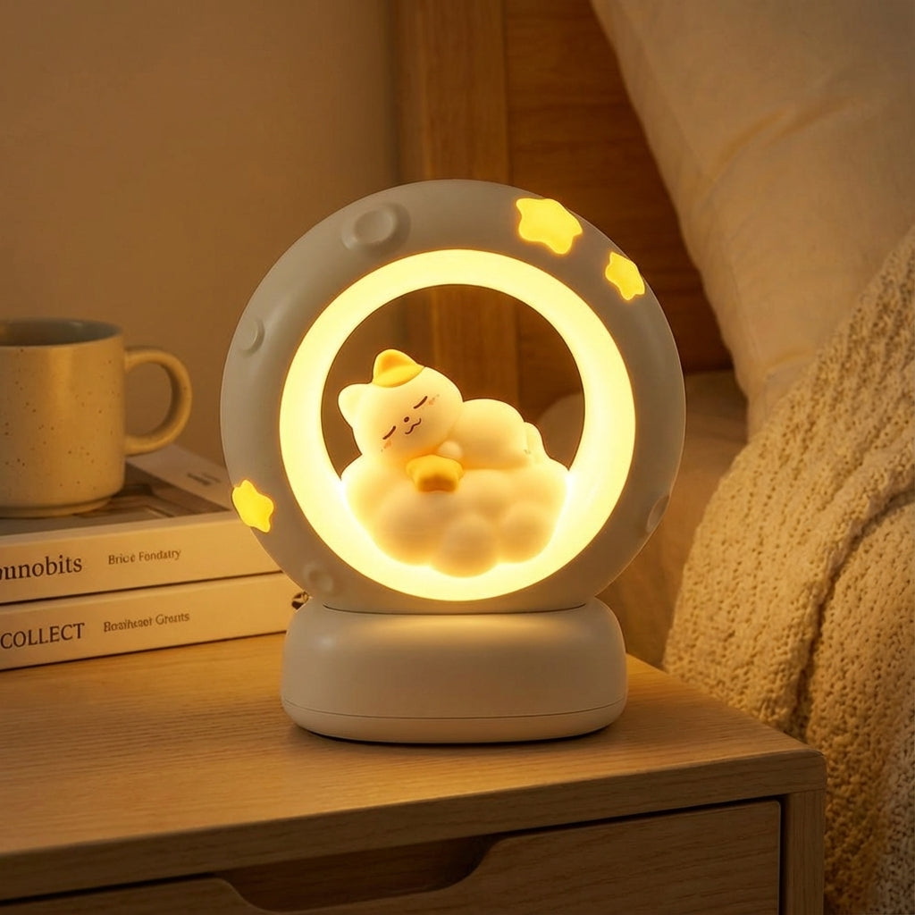 USB Rechargeable Bedside Lamp -  Lunacat