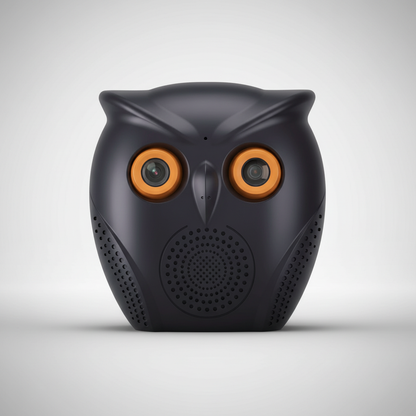Uhrenförmige Überwachungskamera Aus ABS - OwlSight