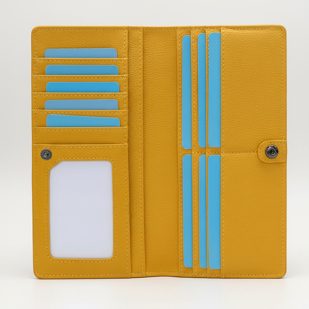 Ultra-Cienki Portfel Skórzany - CardGuard 