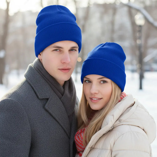 Unisex Stickad Vintermössa - ComfyBeanie