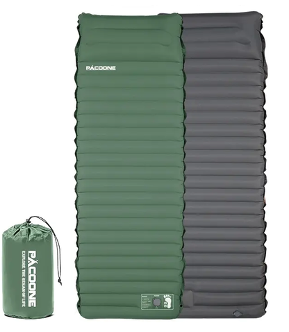 Ultralätt självuppblåsande campingmadrass med integrerad pump – Eryx