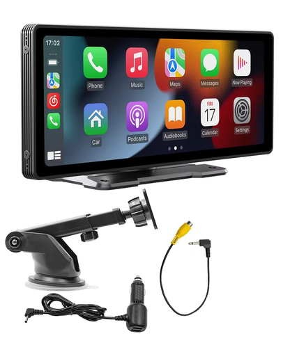 Universell 10,26-tums (26,06 cm) multimediaspelare för bil med trådlöst CarPlay och Android Auto