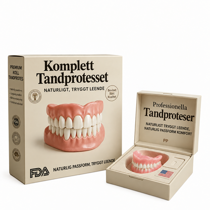 Flexible Denture Set for Upper & Lower Jaw – Reusable & Custom-Fit 1