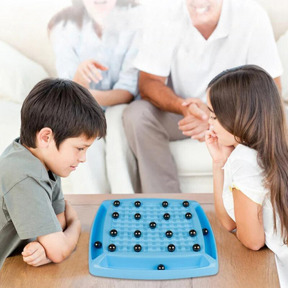 Magnetiskt logikspel Klotblock – Taktikbräda med spelkulor