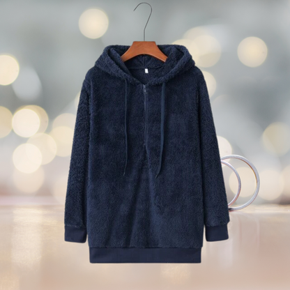 Mjuk damhoodie för hösten – Amalia