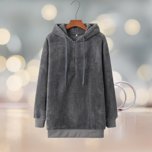 Mjuk damhoodie för hösten – Amalia