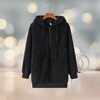 Mjuk damhoodie för hösten – Amalia