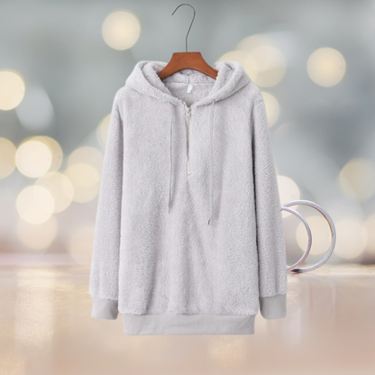 Mjuk damhoodie för hösten – Amalia