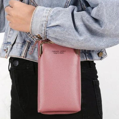 Damenhandtasche rosa Leder, Umhängetasche, modisch, praktisch, Jeansjacke, Alltagsgebrauch