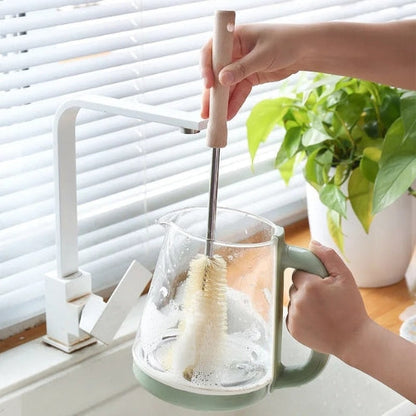 Lång träflaskborste – Elvo – (2+1 GRATIS)