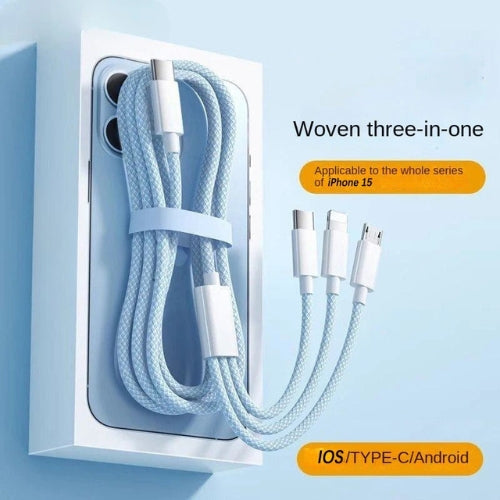 3-i-1 snabbladdningskabel 100W – PowerLink (1+1 GRATIS)