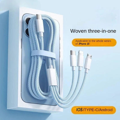 3-i-1 snabbladdningskabel 100W – PowerLink (1+1 GRATIS)