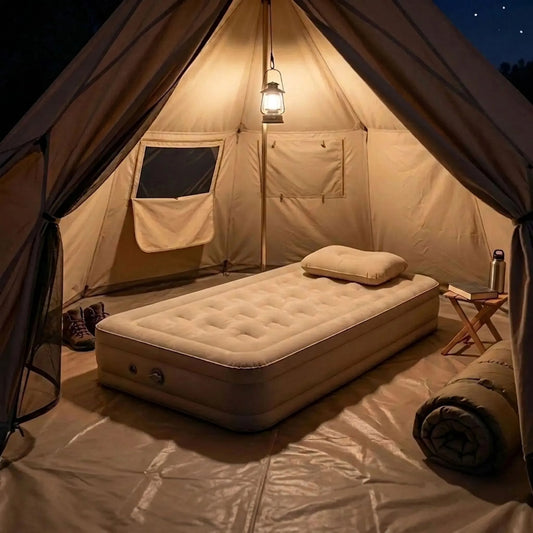 Upphöjd Luftmadrass För Camping - Cushiva