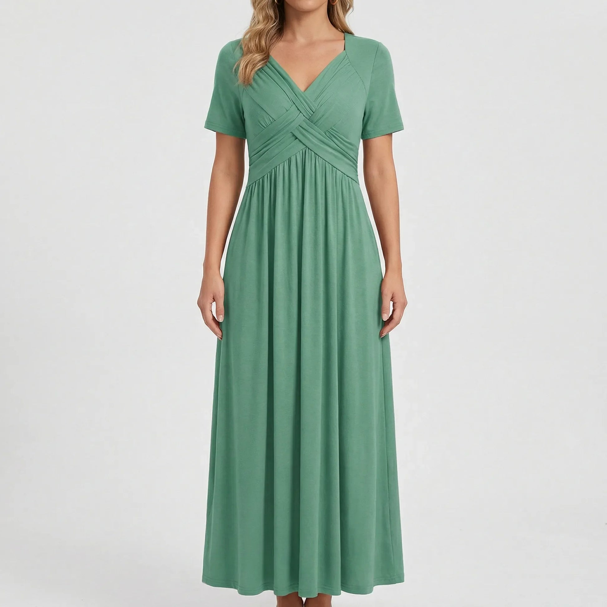 V Ausschnitt Maxikleid - Rebekka
