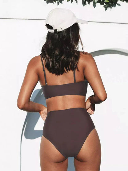 Bikini-set med hög midja – Eliva