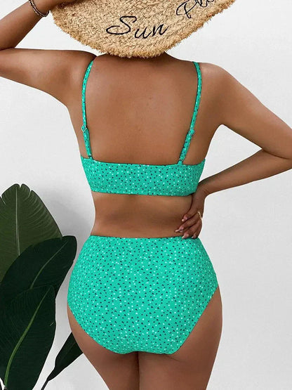 Bikini-set med hög midja – Eliva