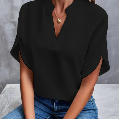 Elegant och lätt damblus – Isabella i höstmagin
