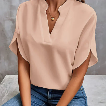 Elegant och lätt damblus – Isabella i höstmagin