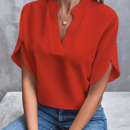 Elegant och lätt damblus – Isabella i höstmagin