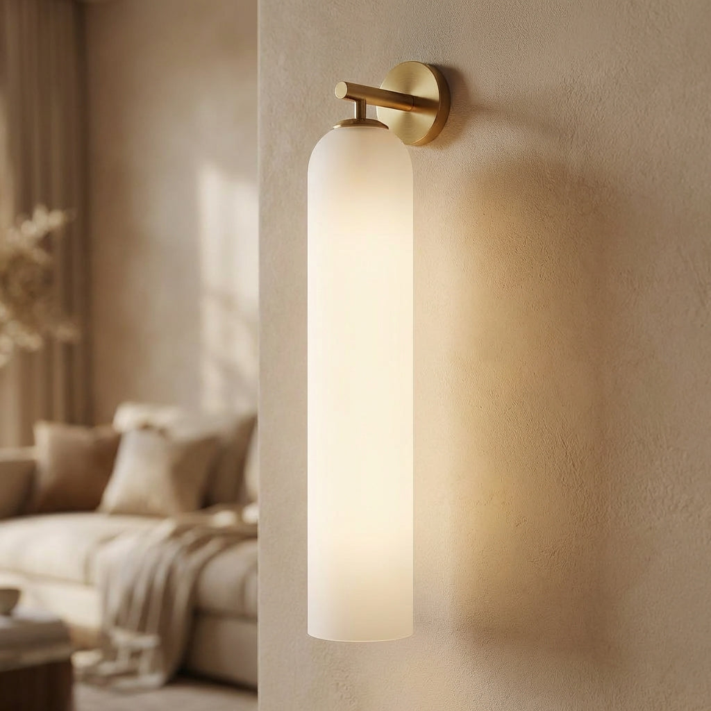 Vertical Glass Wall Sconce -  Aurelis