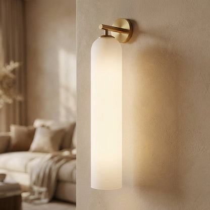 Vertical Glass Wall Sconce -  Aurelis