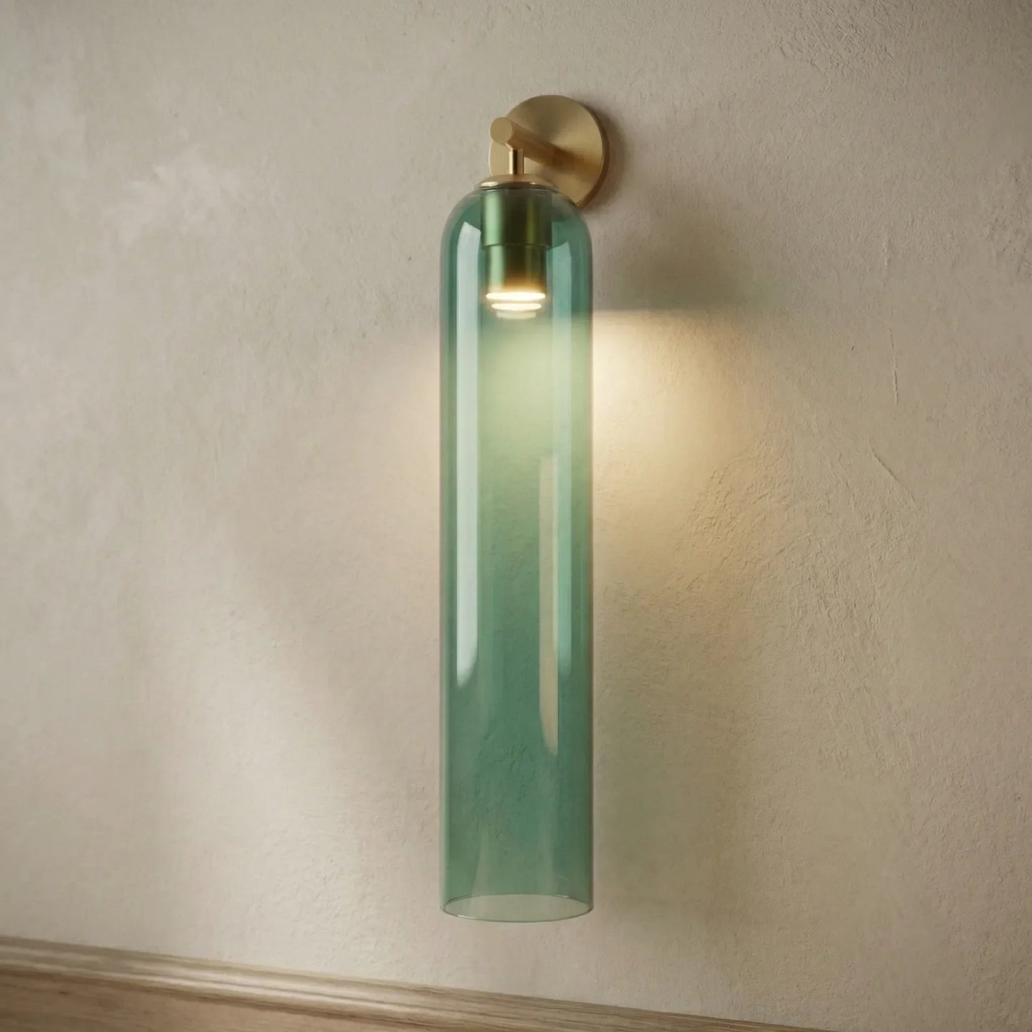 Vertical Glass Wall Sconce -  Aurelis