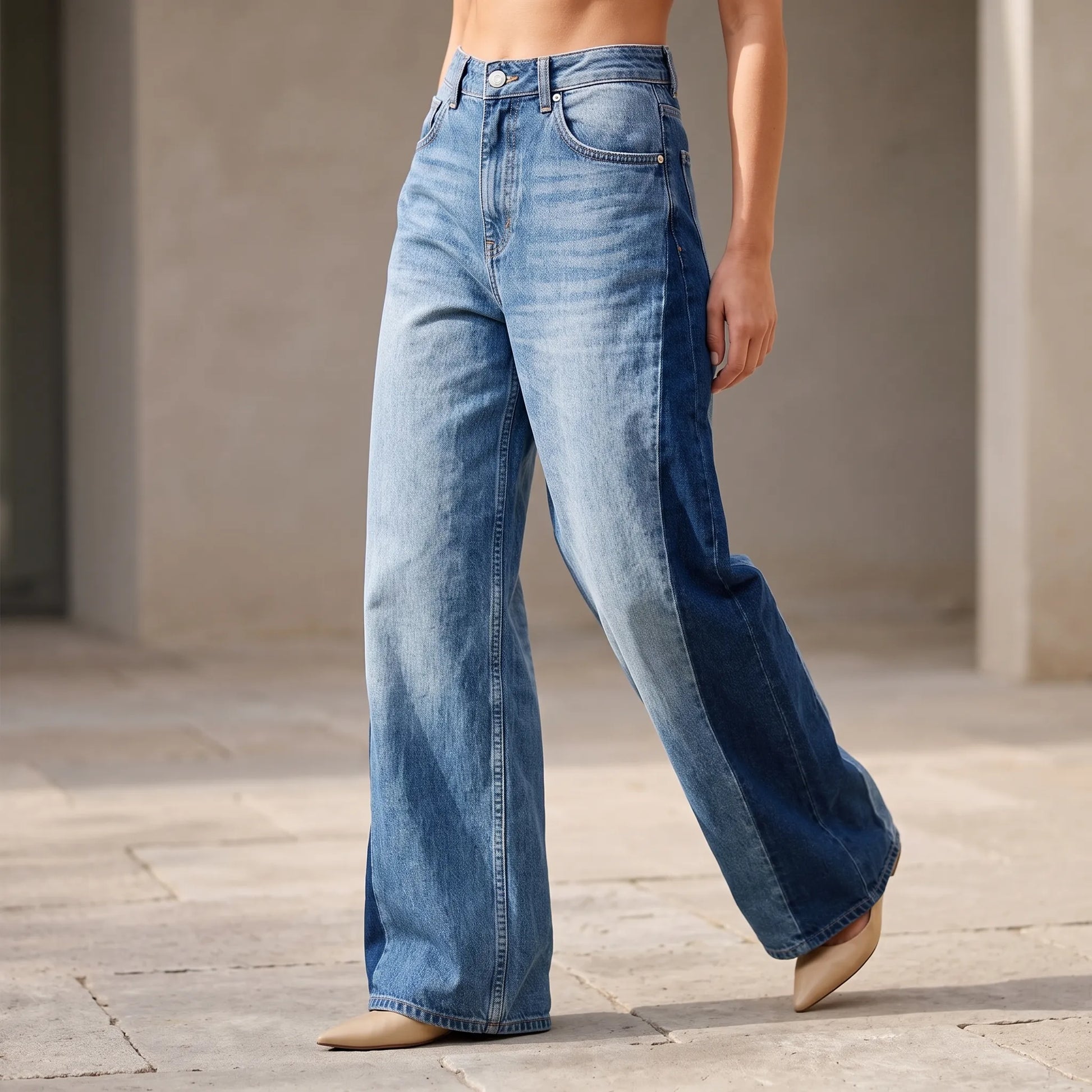 Vida Jeans Med Hög Midja Dam -  Renee