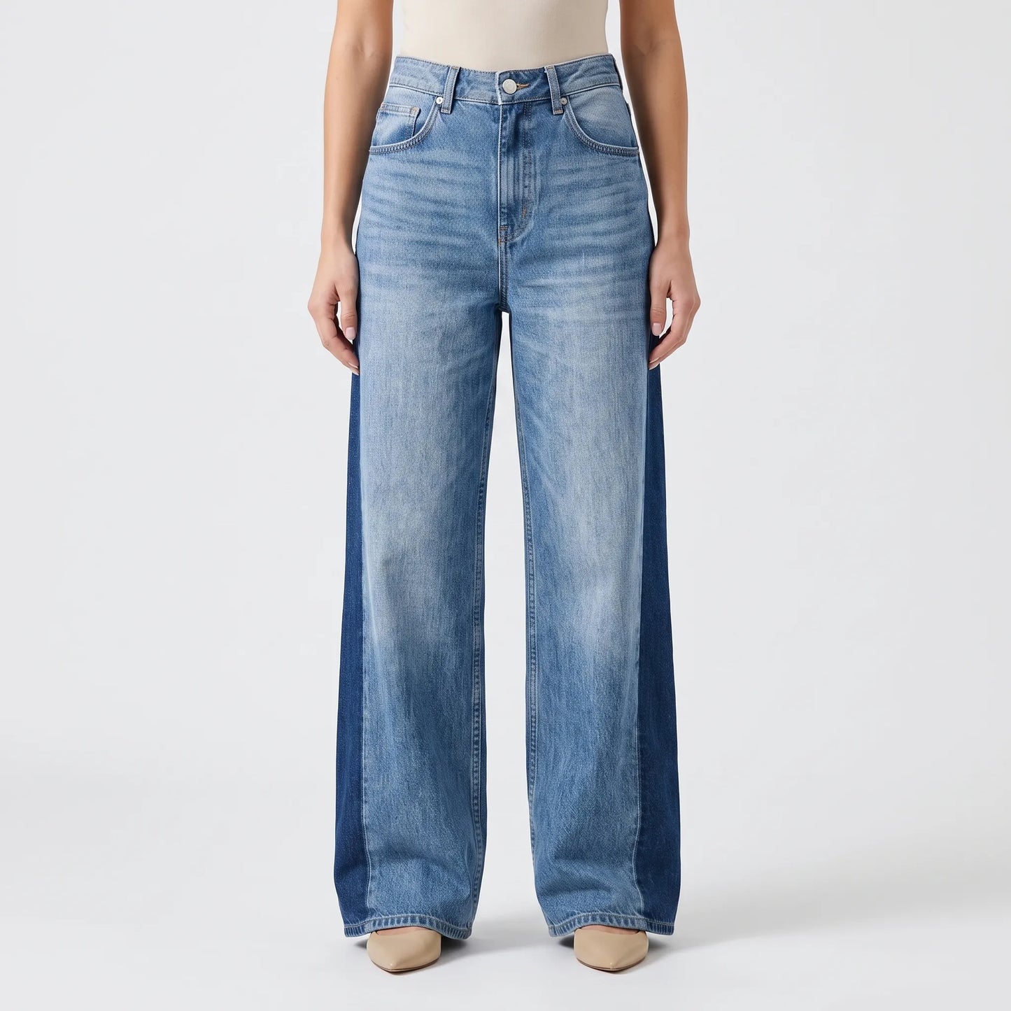Vida Jeans Med Hög Midja Dam -  Renee