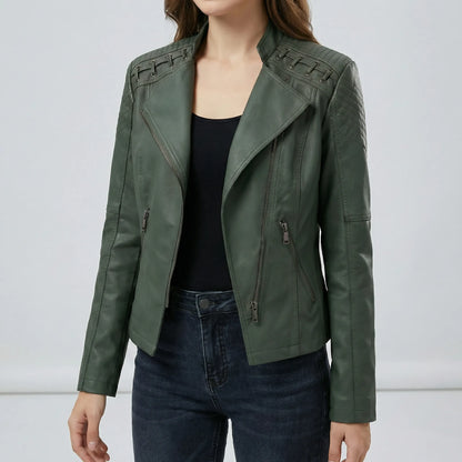 Vintage-Inspirierte Bikerjacke - Lily