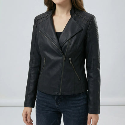 Vintage-Inspirierte Bikerjacke - Lily