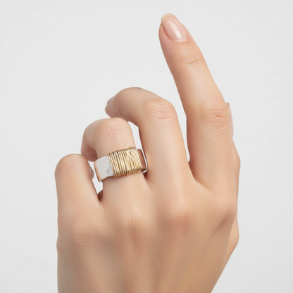 Vintage-Inspirierter Ring - LustreRing 