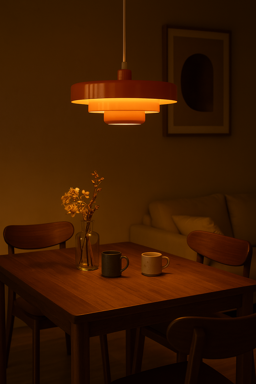 Vintage LED hängande lampa – Stilren, hållbar & atmosfärisk för kök, matsal & vardagsrum