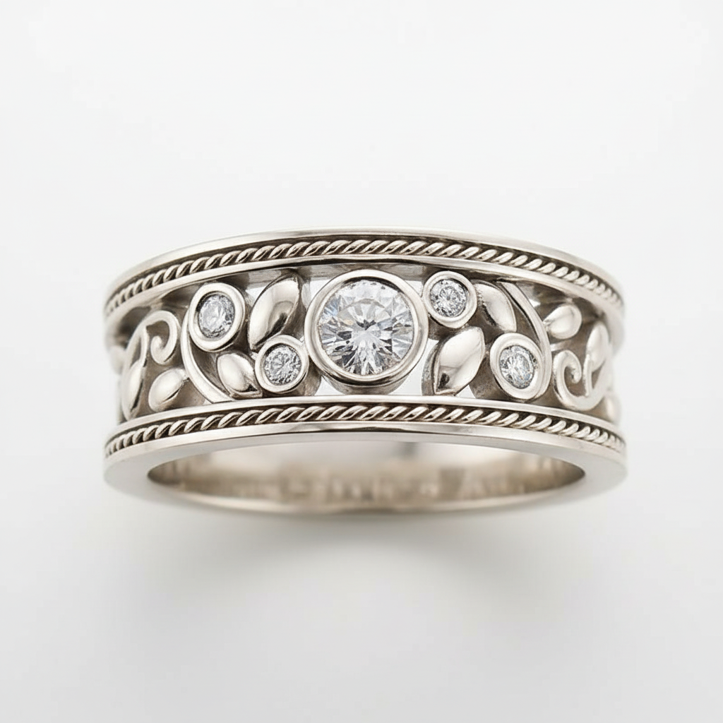 Vintage Silberring - LucienneRing 