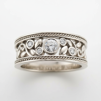 Vintage Silberring - LucienneRing 