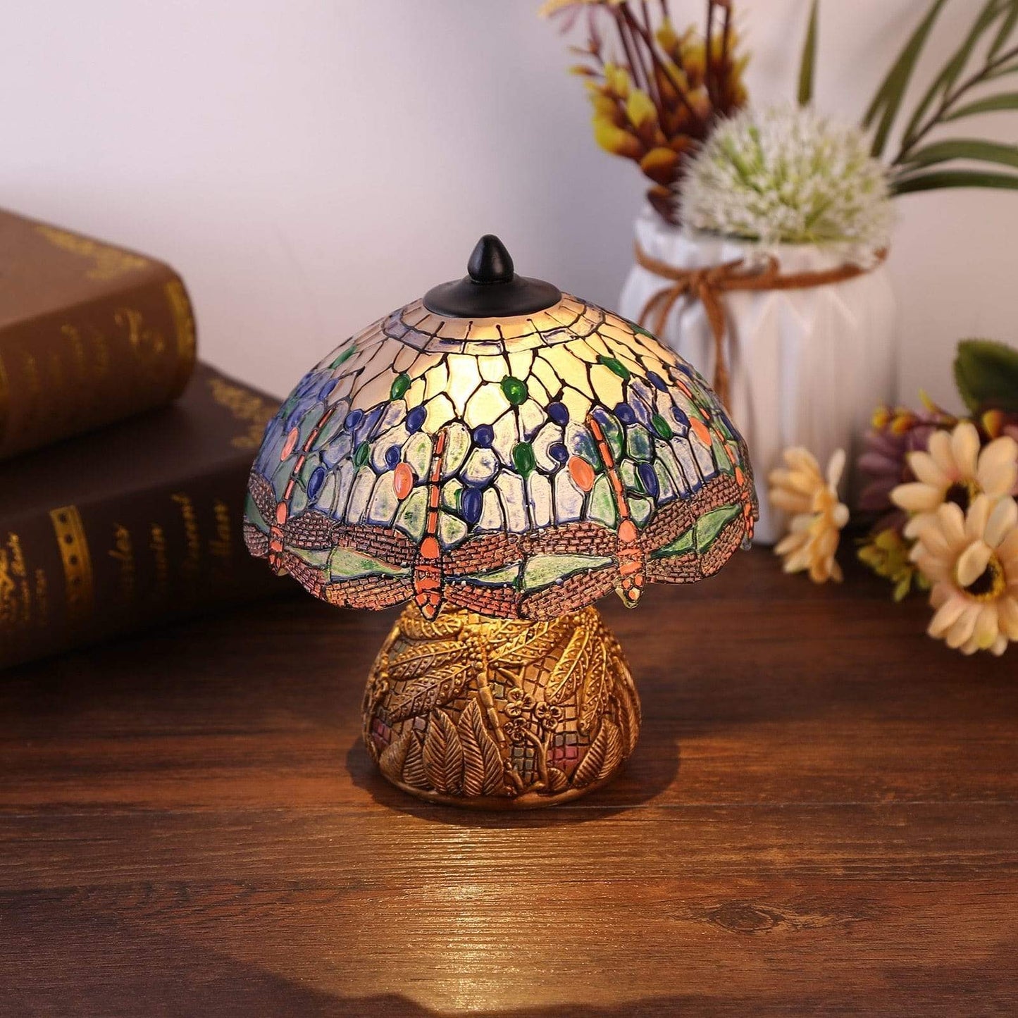 Vintage Inspired Table Lamp -  Dragonluma