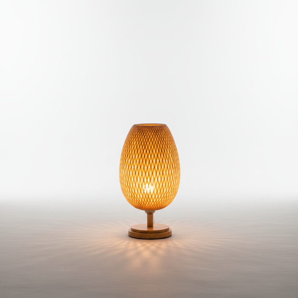 Vintage Inspirierte Wohnleuchte - BambooGlow