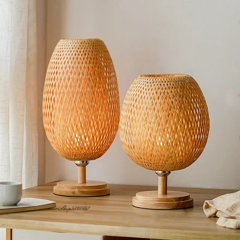 Vintage Inspirierte Wohnleuchte - BambooGlow