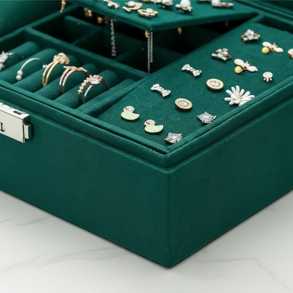 Vintagestil Schmuckbox - EleganceCase 