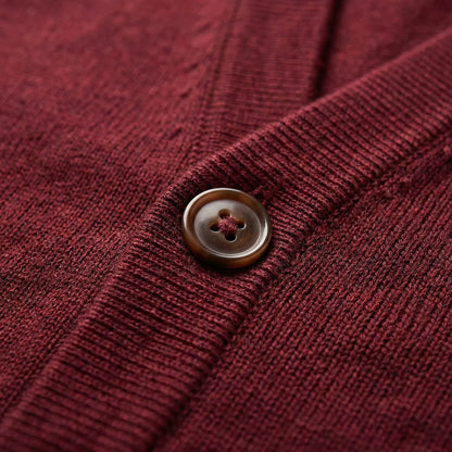 Vorgeformte V Hals Strickjacke - Gino
